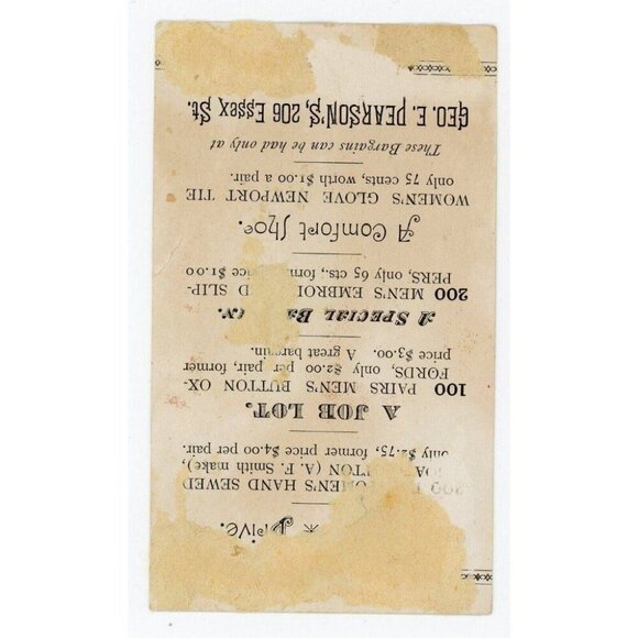 1880-90's Sweet Little Girl Flowers In Apron by Bufford Victorian Trade Card FAB - Picture 9 of 9